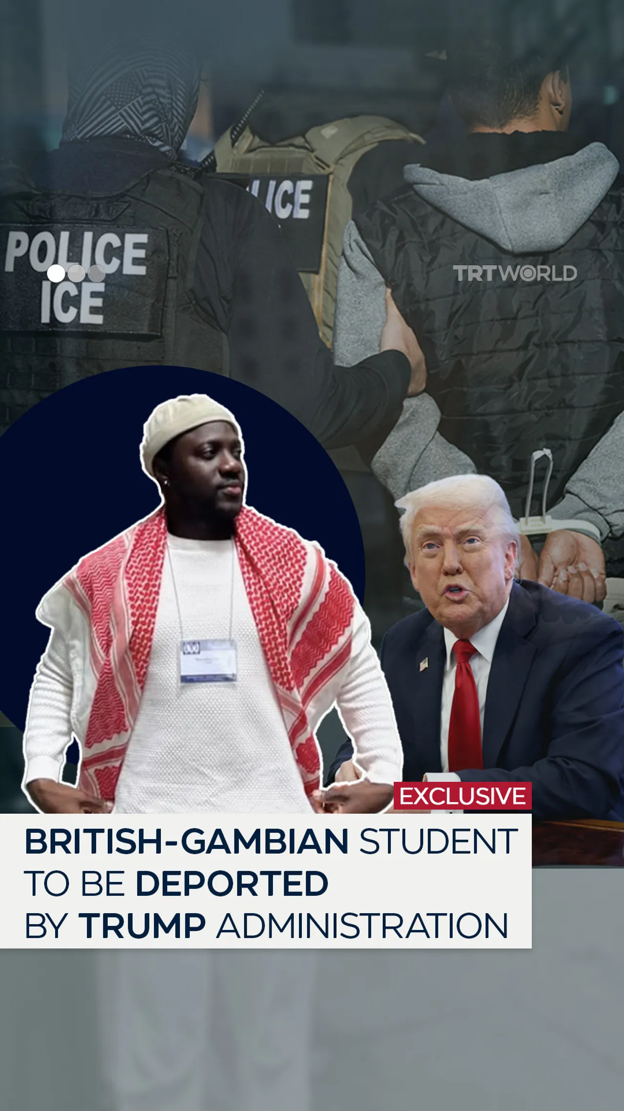 British-Gambian student to be deported by Trump administration